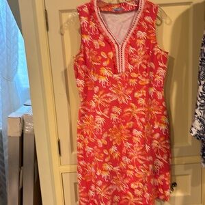 J.McLaughlin‎ BRENT split V neck Sleeveless Dress M